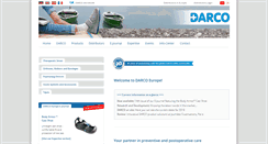 Desktop Screenshot of darco-europe.com